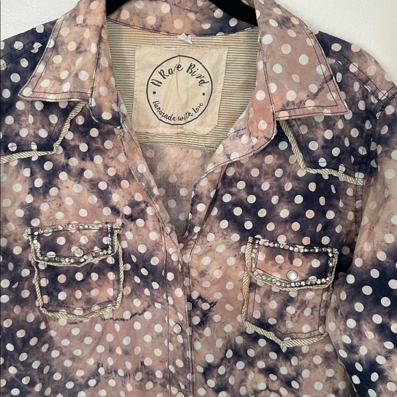 A Rare Bird Polkadot Button-Down Dress - Picture 3 of 9